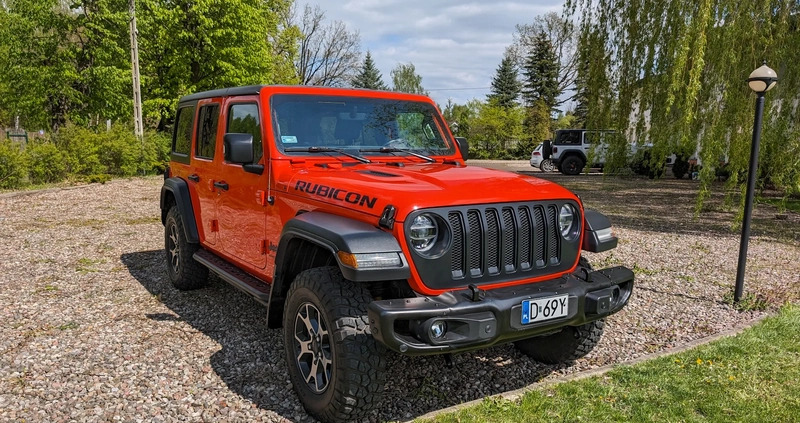 Jeep Wrangler cena 189000 przebieg: 75000, rok produkcji 2019 z Warszawa małe 596